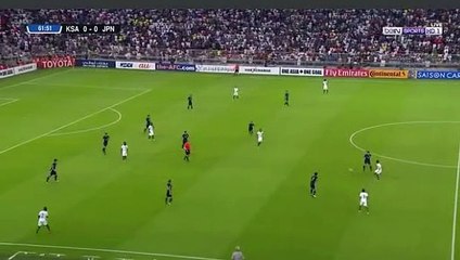 Fahad Mosaed Al Muwallad Al Harbi Goal - Saudi Arabia vs Japan 1-0 05.09.2017