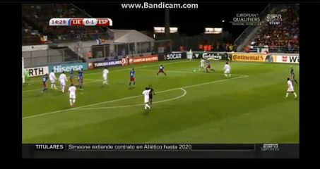 Goal Alvaro Morata Liechtenstein 0 - 2  Spain 05.09.2017 HD