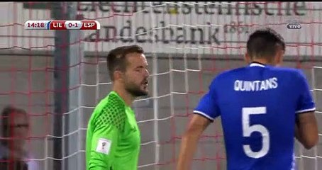 Alvaro Morata  Goal - Liechtenstein vs Spain 0-2 (05.09.2017)