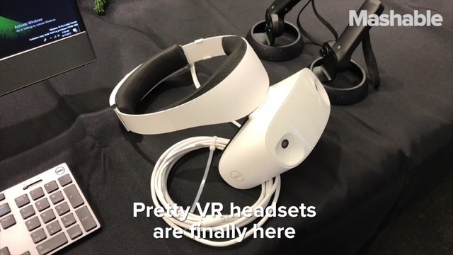 Dell made a VR headset that looks slick and feels amazing