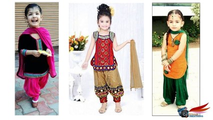 Little Girls Punjabi Suit Designs _ Designer Salwar Suit For Kids
