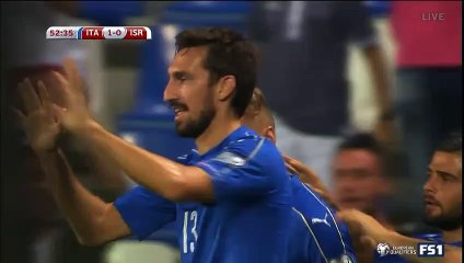 Ciro Immobile  Goal - Italy vs Israel 1-0 (05.09.2017)