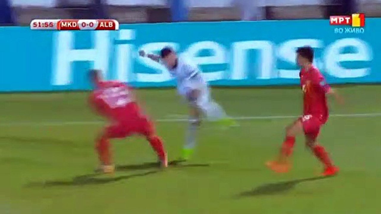 Odise Roshi Goal - FYR Macedonia vs Albania 0-1 (05.09.2017)