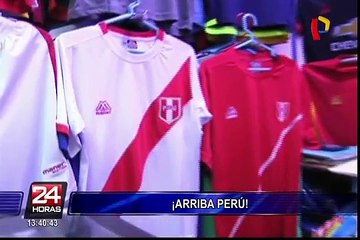 Venta de camisetas de la selección se incrementa de cara al partido con Ecuador