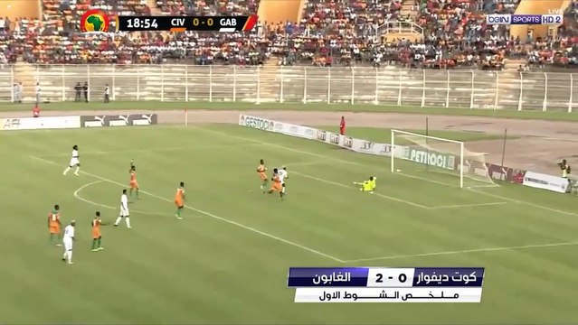 Côte d'Ivoire 1-2 Gabon Résumé et buts