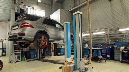 Mercedes ML63AMG. Не совсем сток. Anton Avtoman.