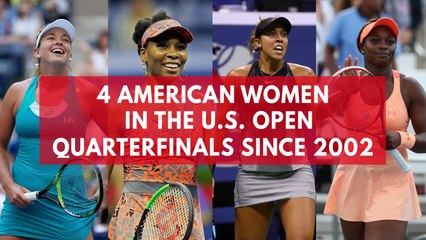 There are four American women in the US Open quarterfinals for the first time in 15 years