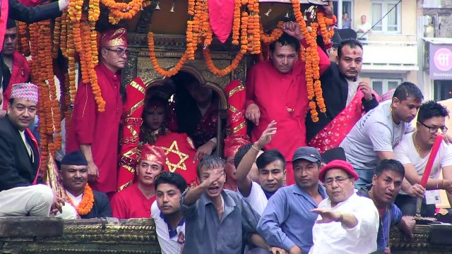 Nepalis celebrate annual Indra Jatra festival in Kathmandu