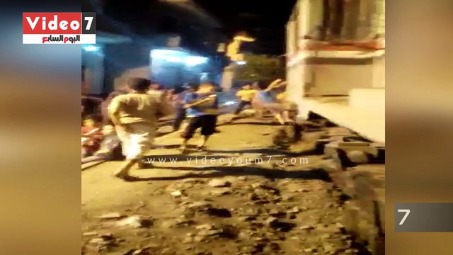 خروج عجلات جرار قطار قلين كفر الشيخ عن القضبان