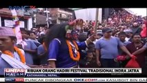 Perwujudan Dewi Kumari pada Festival Indra Jatra Nepal