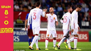 Liechtenstein 0-8 Spain: Alvaro Morata and Iago Aspas at the double as visitors confirm play-off spot | FOOTBALL IS LIFE