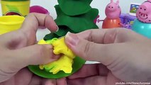 Pig George e Peppa Pig fazem Arvore de Natal massinha Play Doh Christmas Tree | DisneySurp
