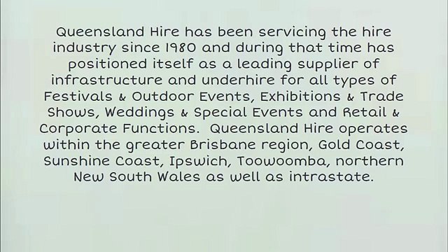 Party Hire Brisbane