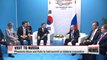 President Moon arrives in Vladivostok for Putin talks, forum