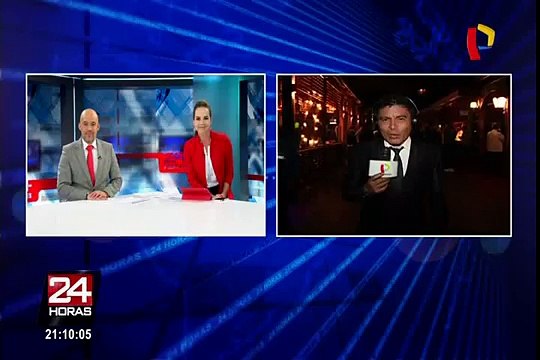 Celebraciones de los hinchas en la Calle de las Pizzas por triunfo de Perú