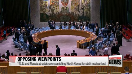 U.S. and Russia at odds over punishing North Korea for sixth nuclear test