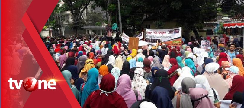 Sejumlah Masyarakat Diberbagai Daerah Menggelar Unjuk Rasa Krisis Kemanusiaan Rohingya