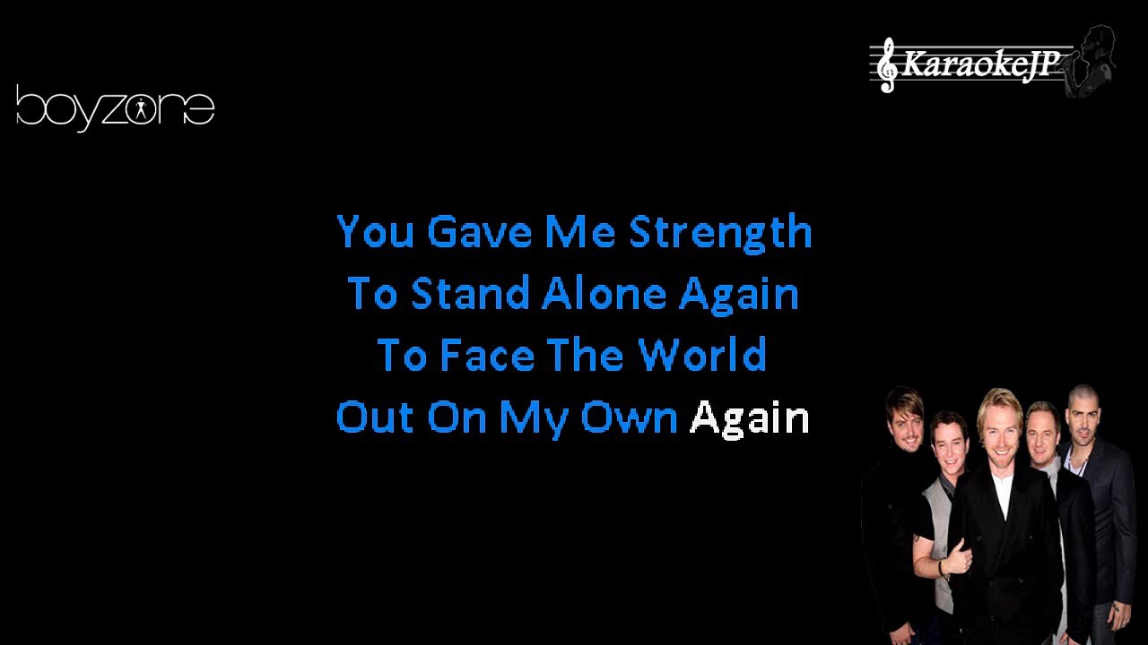 Boyzone - You Needed Me (Karaoke)