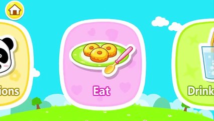 Learn Words and what Babies do with Baby Pandas Daily Life by BabyBus Kids Games
