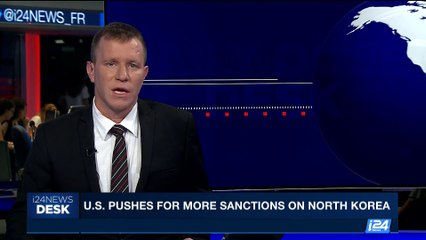 下载视频: i24NEWS DESK | U.S. pushes for more sanctions on North Korea | Wednesday, September 6th 2017