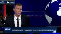 i24NEWS DESK | Catalonia to formalize independence referendum | Wednesday, September 6th 2017