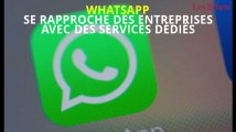 WhatsApp se rapproche des entreprises avec des services dédiés