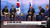 South Korea, Russia bilateral summit kicks off on sidelines of EEF 2017 in Vladivostok