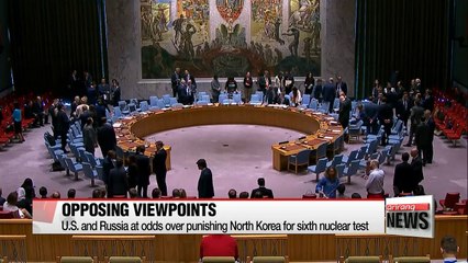 U.S. and Russia at odds over punishing North Korea for sixth nuclear test
