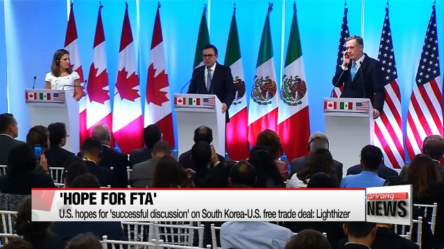 U.S. hopes for 'successful discussion' on South Korea-U.S. free trade deal