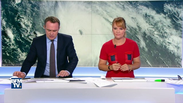 Ouragan Irma: les images des premières inondations à Saint-Martin