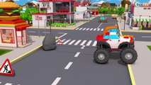 Super Caminhão e Trator e pequenos Carros - Desenho animado bebês compilação de 54 min carro