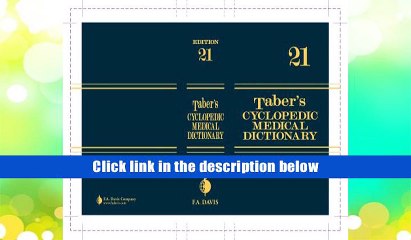 tabers cyclopedic medical dictionary pdf free download