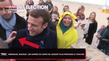 Emmanuel Macron : ses gardes du corps ne laissent plus personne le toucher (vidéo)
