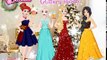 Noël grandiose Princesse choisir une robe de soirée pour les princesses Disney nouvelle année trois