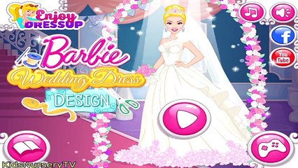 Cartoon game. Disney Barbie Game - Barbie Wedding Dress Design. Full Episodes in English 2