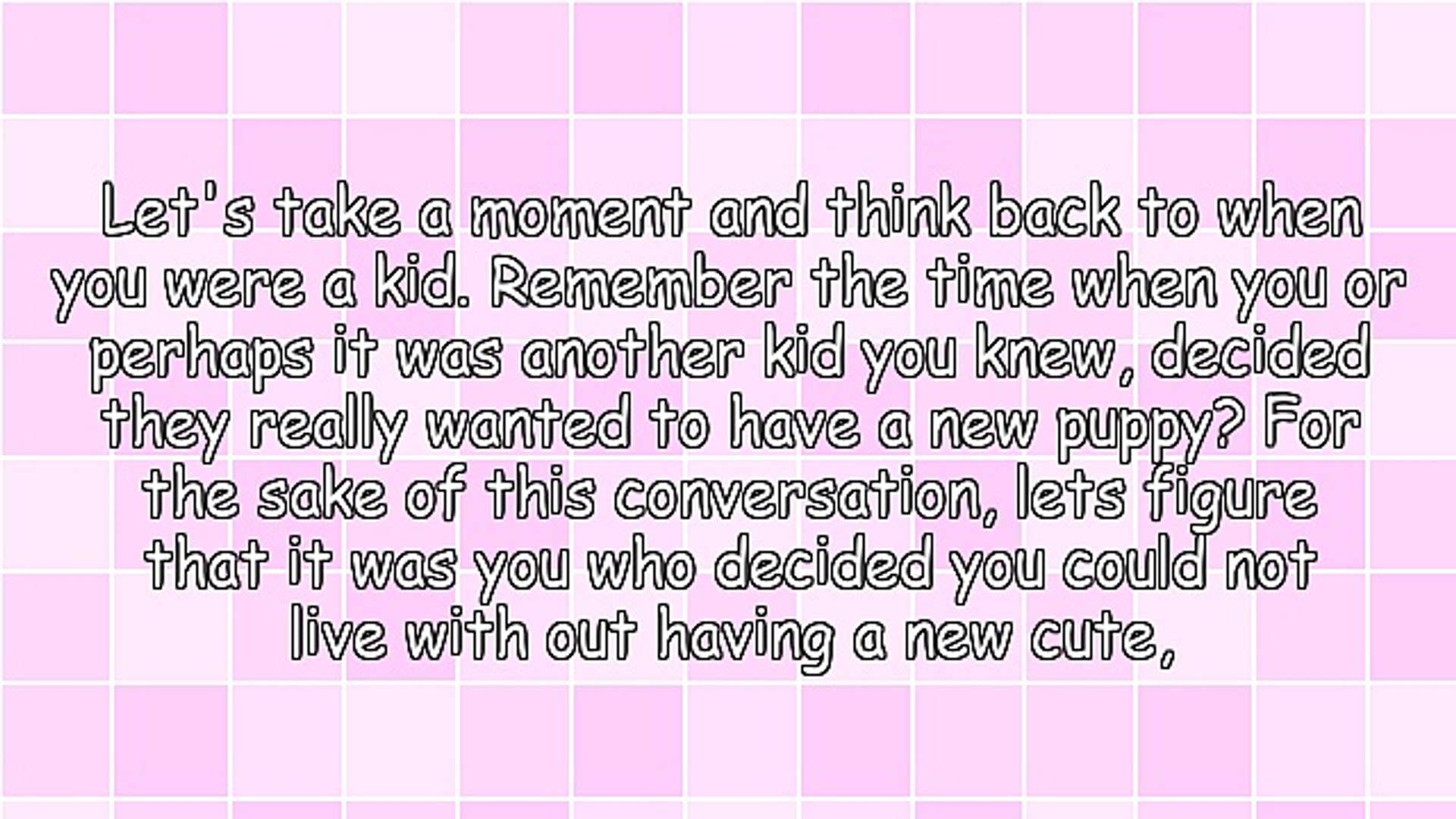⁣So, You Want to Get a New Puppy!
