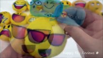 Dieciséis completa Feliz Niños comida felpa conjunto sonreír sonriente juguetes 2016 mcdonalds emoji smilies coll