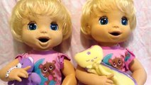 Fun Baby Alive video of Feeding and playtime outing with the twins 2006