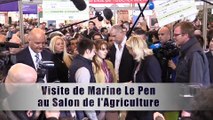 Reportage sur Marine Le Pen au Salon Agriculture