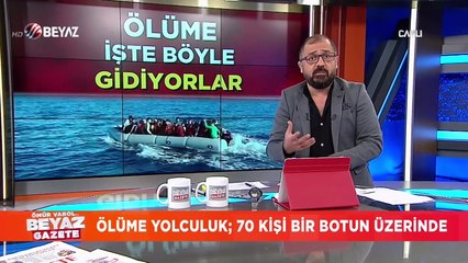 Ölüme yolculuk; 70 kişi bir botun üzerinde