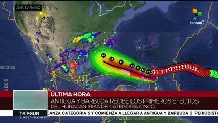 Antigua y Barbuda recibe los primeros efectos del huracán Irma