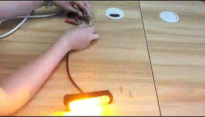 strobe light heads with 6 leds