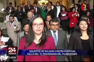 Solicitud de nulidad contra eventual fallo del TC provendría del fujimorismo