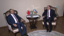 Dışişleri Bakanı Çavuşoğlu, Azerbaycan'da- Çavuşoğlu, Azerbaycanlı ve Gürcü Mevkidaşı ile Görüştü