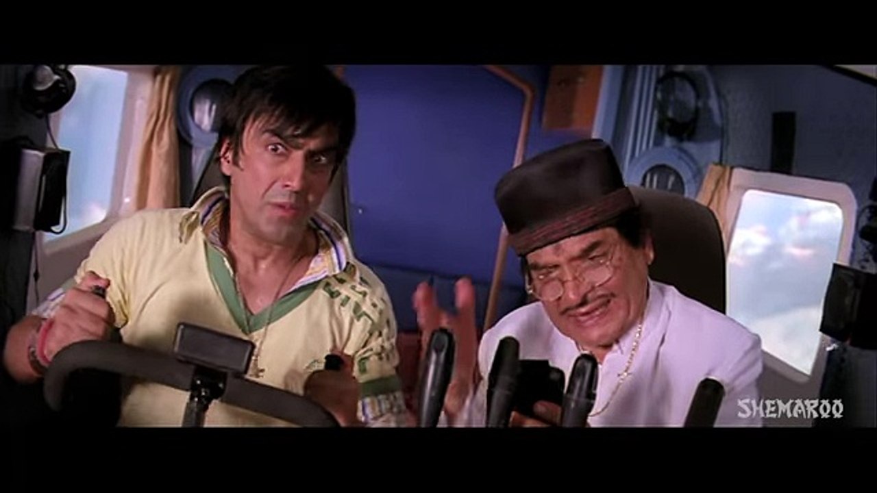 Dhamaal - Aeroplane scene - Sanjay Dutt - Ritesh Deshmukh - Vijay Raaz -2017