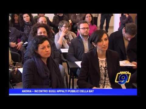 Andria | Incontro sugli appalti pubblici nella BAT