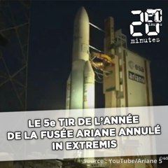 Le 5e tir de l'année de la fusée Ariane 5 annulé in extremis