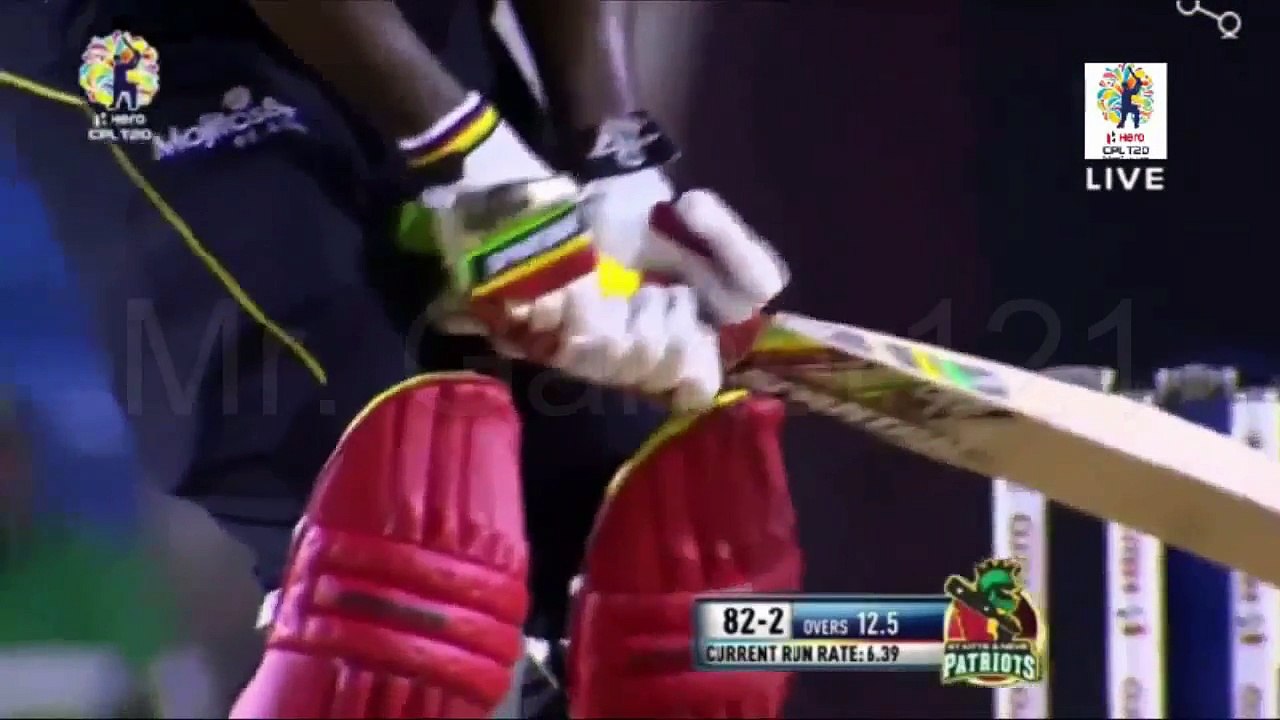 Shadab Khan vs Chris Gayle   Excellent Bowlig by Shadab Khan   CPL 2017 Qualifier 1   HD