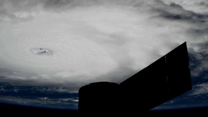 L'ouragan IRMA vu de la Station Spatiale Internationale...