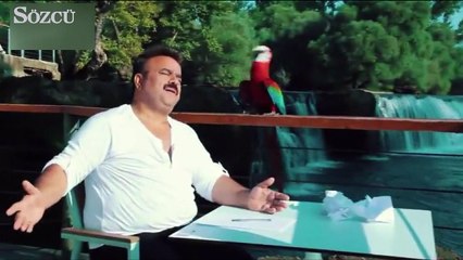 Bülent Serttaş'ın klibindeki efkarlı papağana çok güleceksiniz!